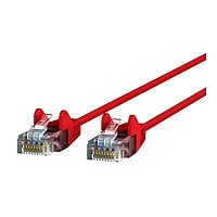 Belkin Cat6 10ft Slim 28 AWG Red Ethernet Patch Cable, UTP, Snagless, Molded, RJ45, M/M, 10'