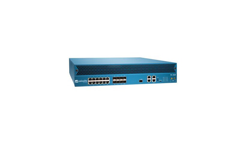 Palo Alto Networks PA-3220 - security appliance - Zero Touch Provisioning