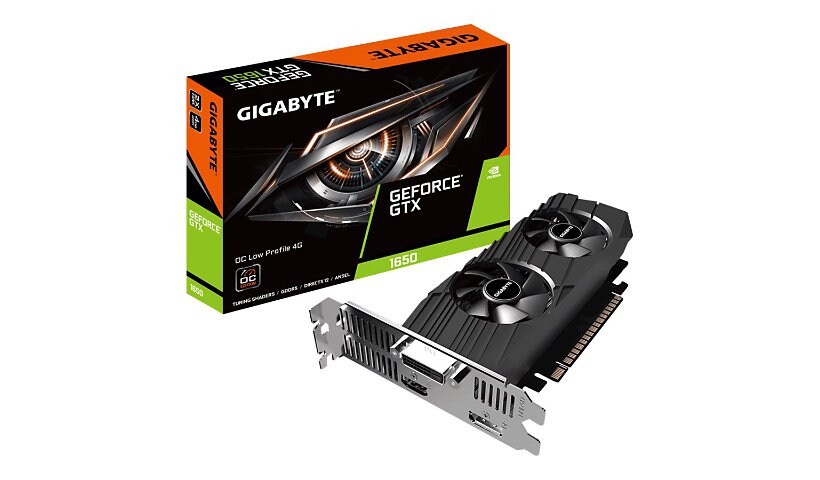 Gigabyte GeForce GTX 1650 OC Low Profile 4G - Overclocked Edition - graphic