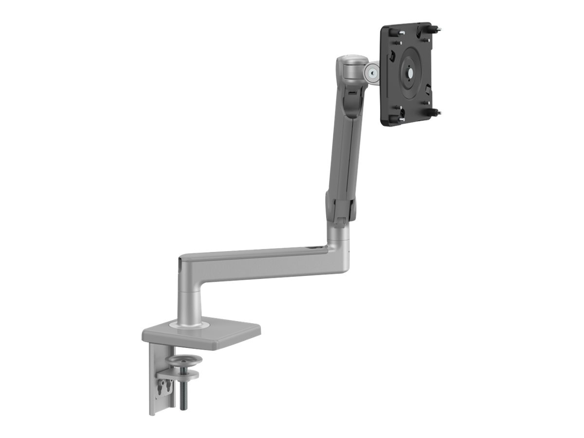 Humanscale M2.1 mounting kit - adjustable arm - for LCD display - silver with gray trim