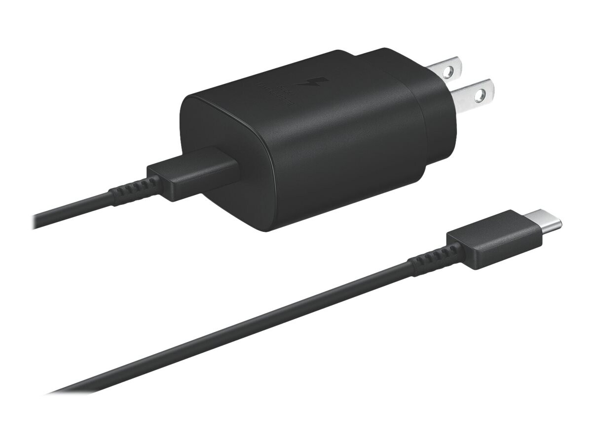 Samsung Fast Charging Wall Charger EP-TA800 power adapter 24 pin USB-C - 25 Watt - - Cell Accessories - CDW.com