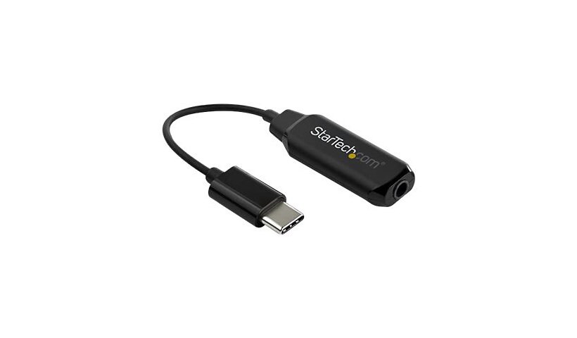 StarTech.com USB C to 3.5mm Audio Adapter USB Type C to Headphone Jack DAC
