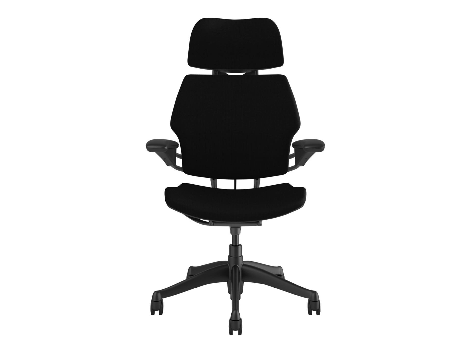 Humanscale Freedom Headrest - chair - gel, Duron plastic, Corde 4 - black, graphite