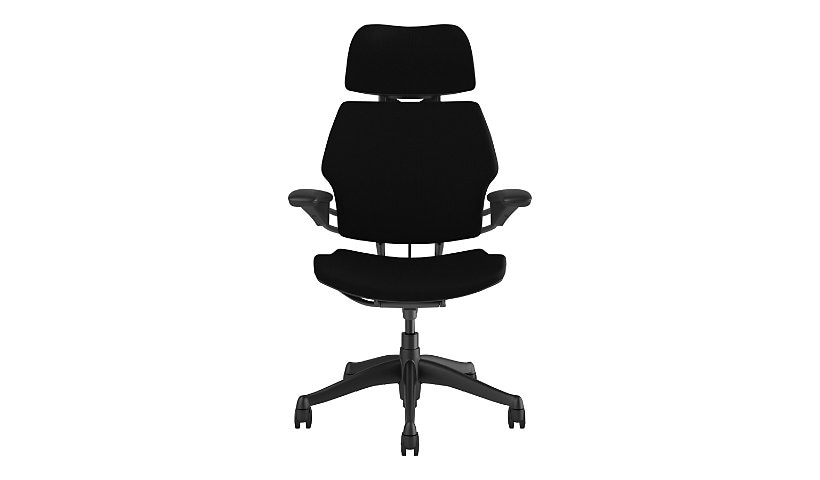 Humanscale Freedom Headrest - chair - gel, Duron plastic, Corde 4 - black, graphite