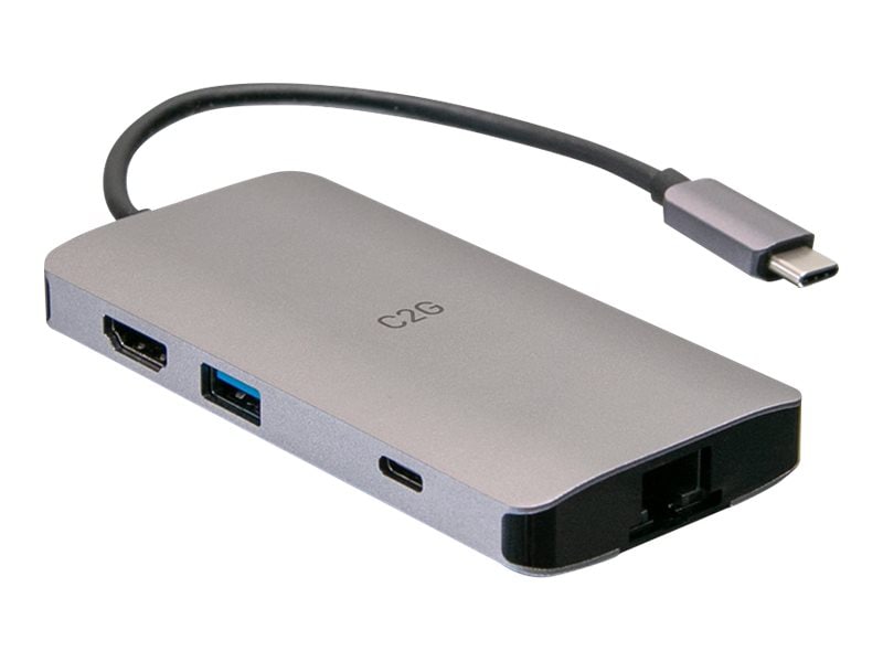 C2G USB-C® Mini Dock with HDMI, 2x USB-A, Ethernet, SD Card Reader, and USB