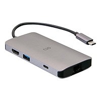 C2G USB-C® Mini Dock with HDMI, 2x USB-A, Ethernet, SD Card Reader, and USB-C Power Delivery up to 100W - 4K 30Hz -