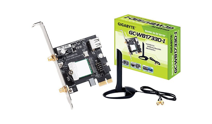 Gigabyte GC-WB1733D-I (rev. 1,0) - network adapter - PCIe