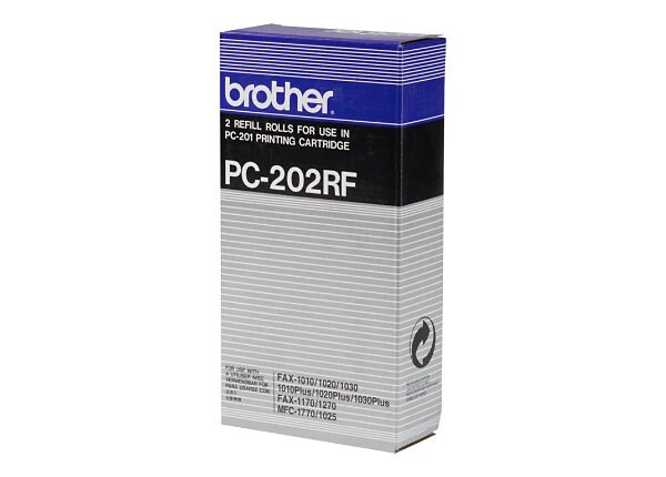 Brother PC202RF Thermal Transfer Rolls - 2 Pack