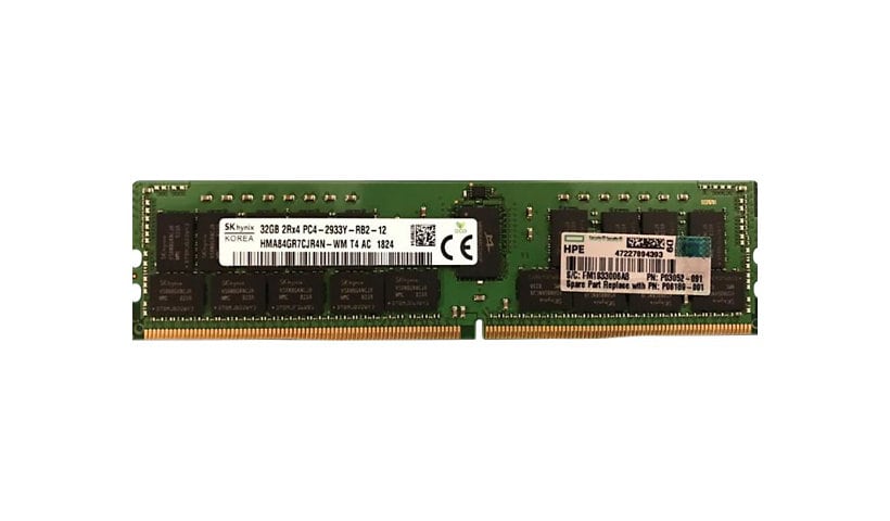 HPE SimpliVity - DDR4 - kit - 256 GB: 8 x 32 GB - DIMM 288-pin - 2933 MHz / PC4-23400 - registered