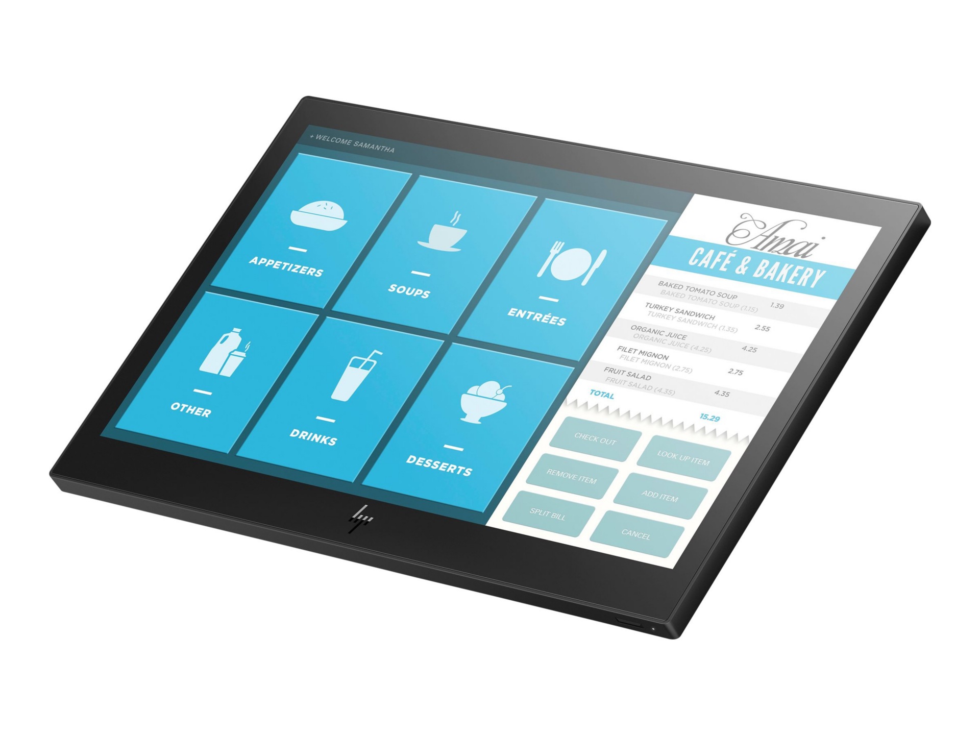 HP Engage One 143 - all-in-one - Core i3 7100U 2.4 GHz - 8 GB - SSD 128 GB