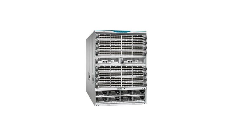 Cisco MDS 9710 v2 Base Config - switch - managed - rack-mountable - with 2 x Cisco Supervisor-4 Modules, 3 x Fabric-3