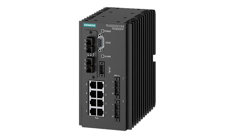 Siemens RUGGEDCOM RS900GP - switch - 10 ports - managed