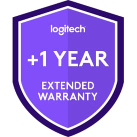 Thumbnail 2 of 2 for Logitech Extended Warranty - extended service agreement - 1 year - for Logitech medium room solution with Tap and Rally