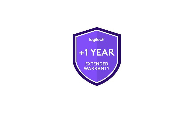 Logitech Extended Warranty - extended service agreement - 1 year - for Logitech small room solution with Tap and MeetUp