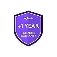 Logitech Extended Warranty - extended service agreement - 1 year - for Logitech small room solution with Tap and MeetUp