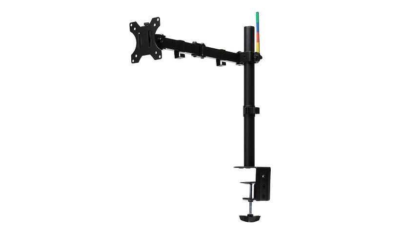 Kensington SmartFit Ergo Single Extended Monitor Arm mounting kit - adjustable arm - for monitor - black