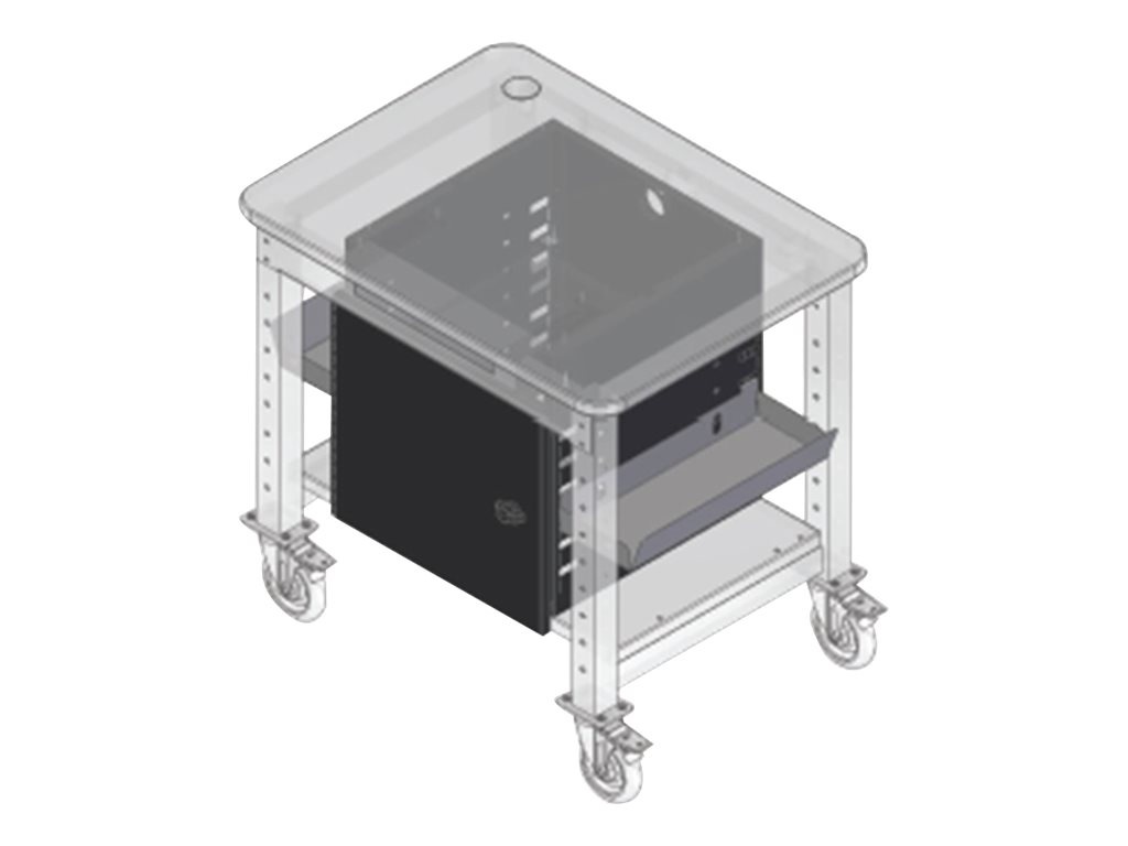 Spectrum 3D2GO - mounting component - for 3D printer - uhaul white