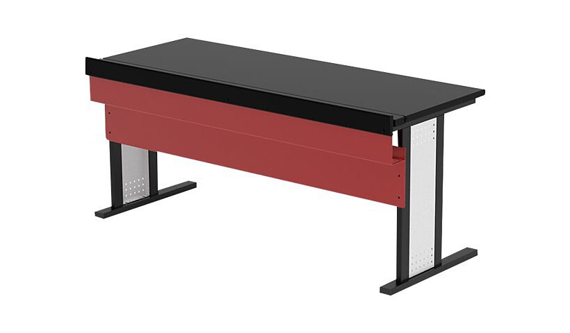 Spectrum Evolution Computer Desk - table - rectangular - graphite talc (pac