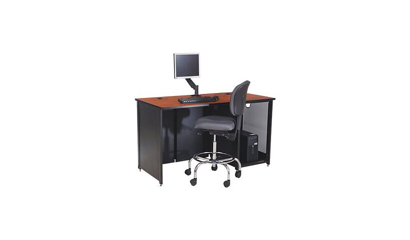 Spectrum Instructor Media Console #1 - workstation - rectangular - graphite