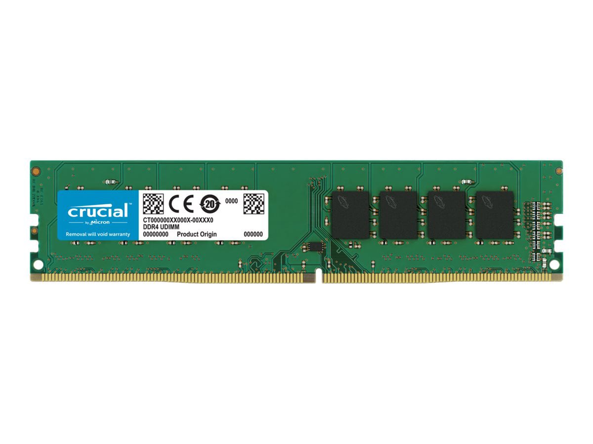 Crucial - DDR4 - module - 16 GB - DIMM 288-pin - 2666 MHz / PC4-21300 - unbuffered