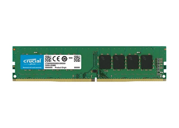 Smil Ansættelse kom videre Crucial - DDR4 - module - 8 GB - DIMM 288-pin - 3200 MHz / PC4-25600 -  unbuffered - CT8G4DFRA32A - Computer Memory - CDW.com