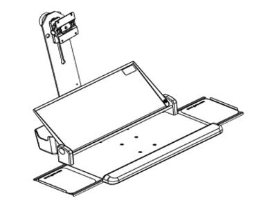 GCX VHM Folding L-Bracket - mounting component - for LCD display / keyboard / mouse