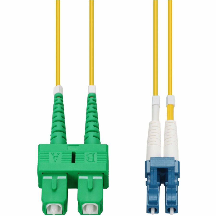 Proline 30m ASC to LC Yellow OS2 Duplex OFNR (Riser-Rated) SMF Fiber Patch Cable