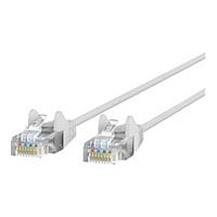 Belkin Cat6 2ft Slim 28 AWG White Ethernet Patch Cable, UTP, Snagless, Molded, RJ45, M/M, 2'
