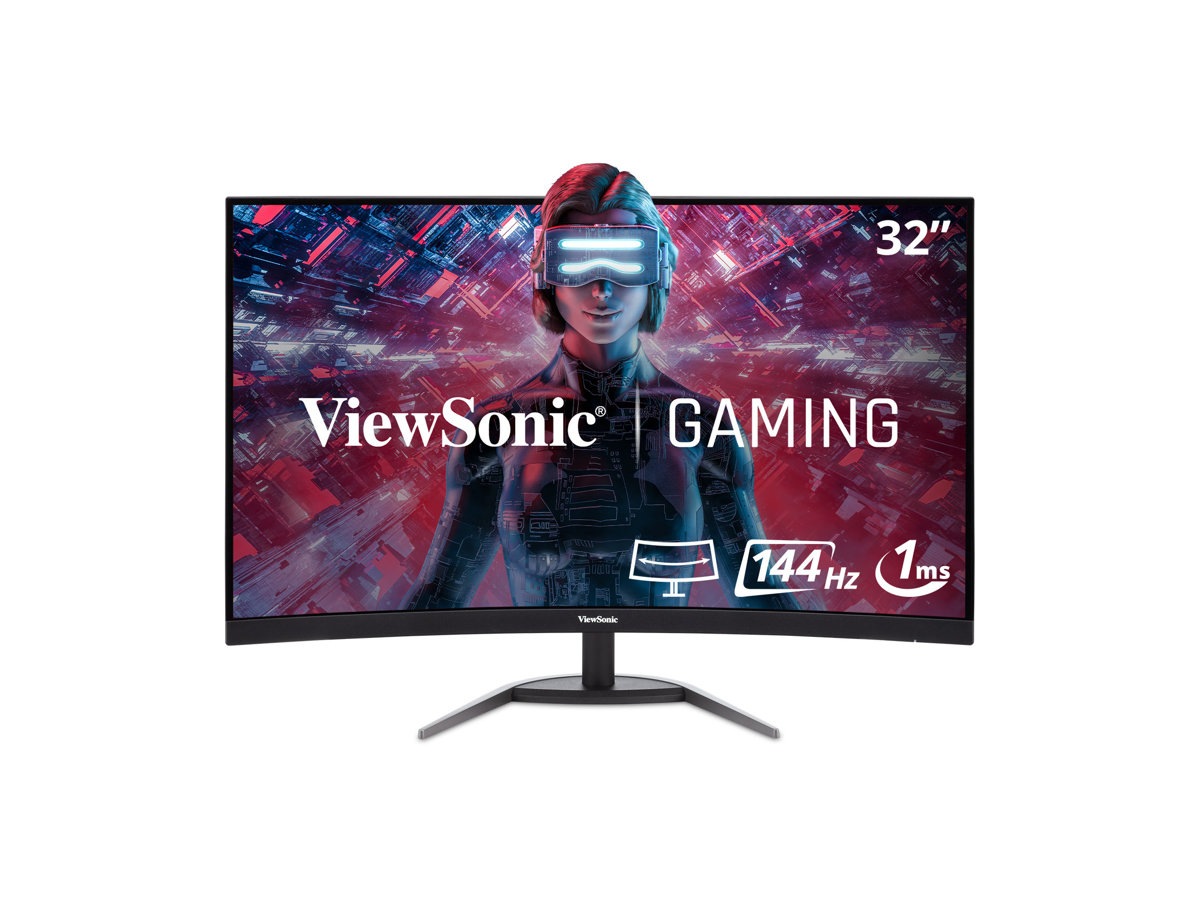 ViewSonic 31.5" 2560x1440 Curved LCD Monitor Display