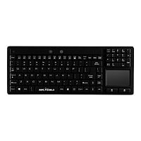 Seal Shield Seal Touch Glow Waterproof - keyboard - with touchpad - QWERTY - US - black