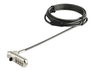 StarTech.com 6.5ft Laptop Cable Lock for Nano Slot Computer/Tablet/Device - Anti-Theft 4 Digit Combination Security