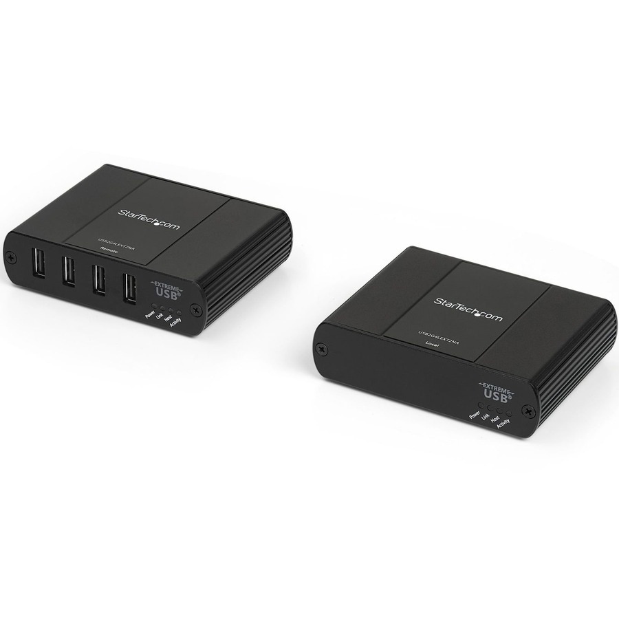 StarTech.com 4 Port USB 2.0 Extender over Ethernet/IP Network Hub - up to 330ft (100m) - USB over Gigabit LAN or Direct