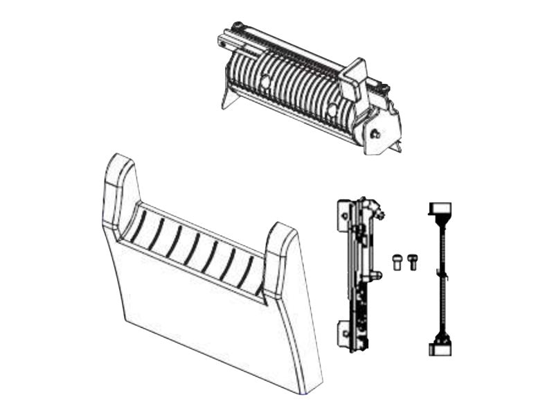 Zebra - peel assembly