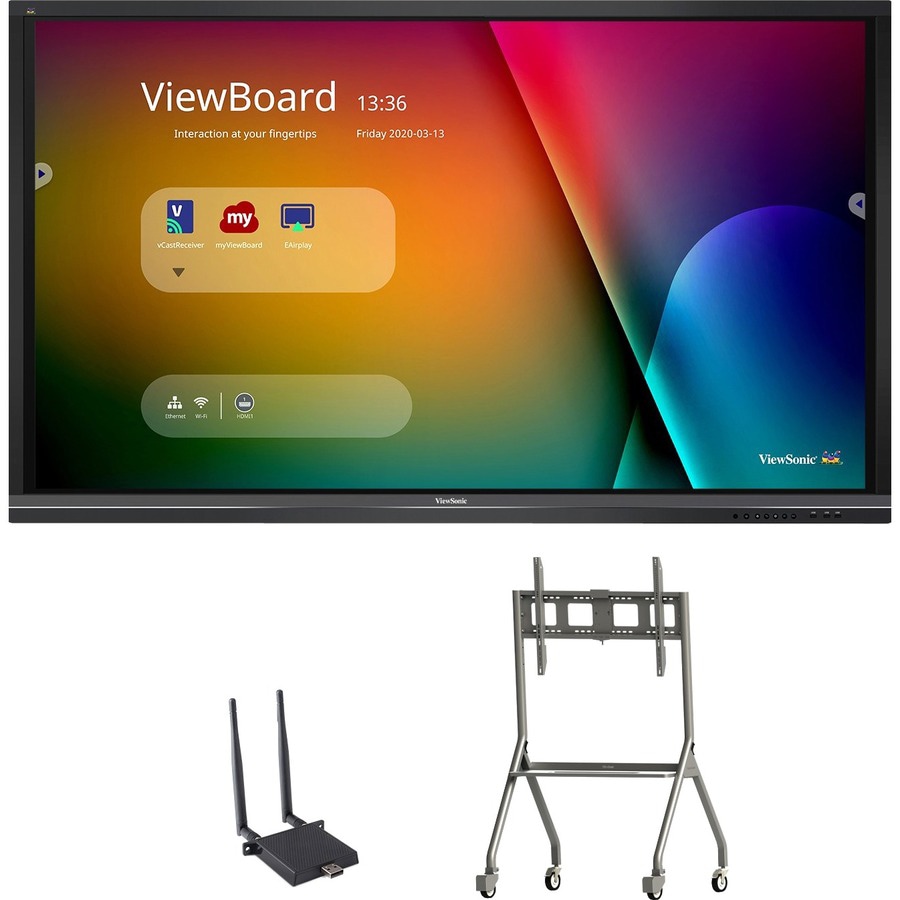 ViewSonic ViewBoard IFP8650-E4 - 4K Interactive Display with WiFi Adapter a