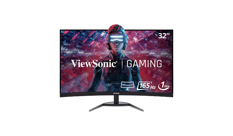 ViewSonic 32" Full HD 165Hz 1ms Curved Gaming Monitor