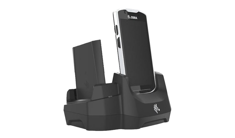 Zebra Single slot cradle with 2nd spare battery charging slot kit - docking cradle