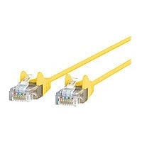 Belkin Slim - patch cable - 4 ft - yellow