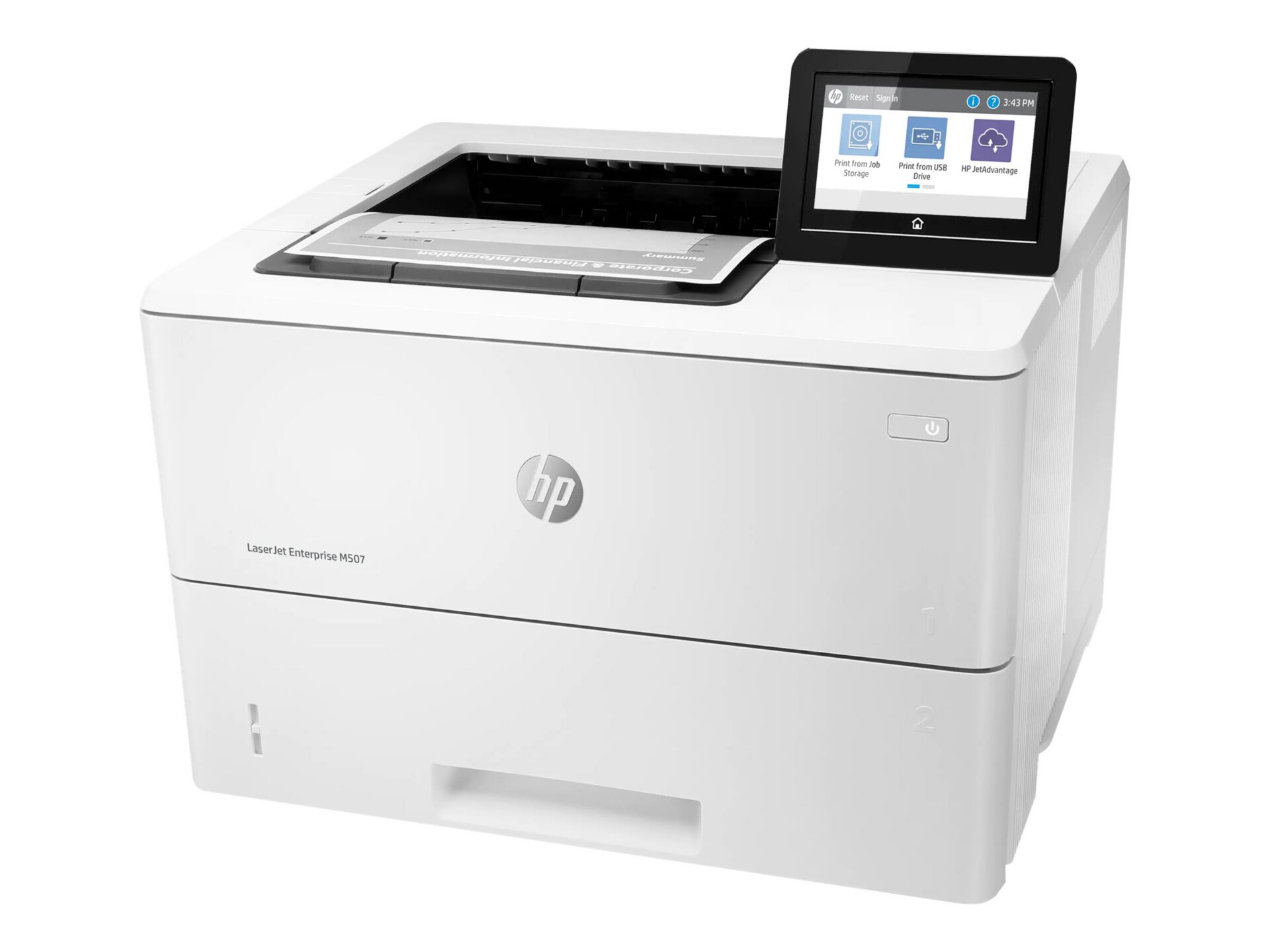 HP LaserJet Enterprise M507dng - imprimante - Noir et blanc - laser - Conformité TAA