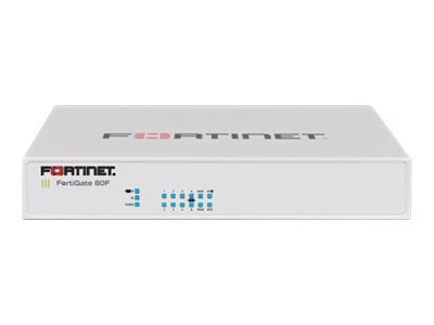 Fortinet FortiGate 80F - security appliance - with 1 year 24x7 FortiCare and FortiGuard Unified (UTM) Protection