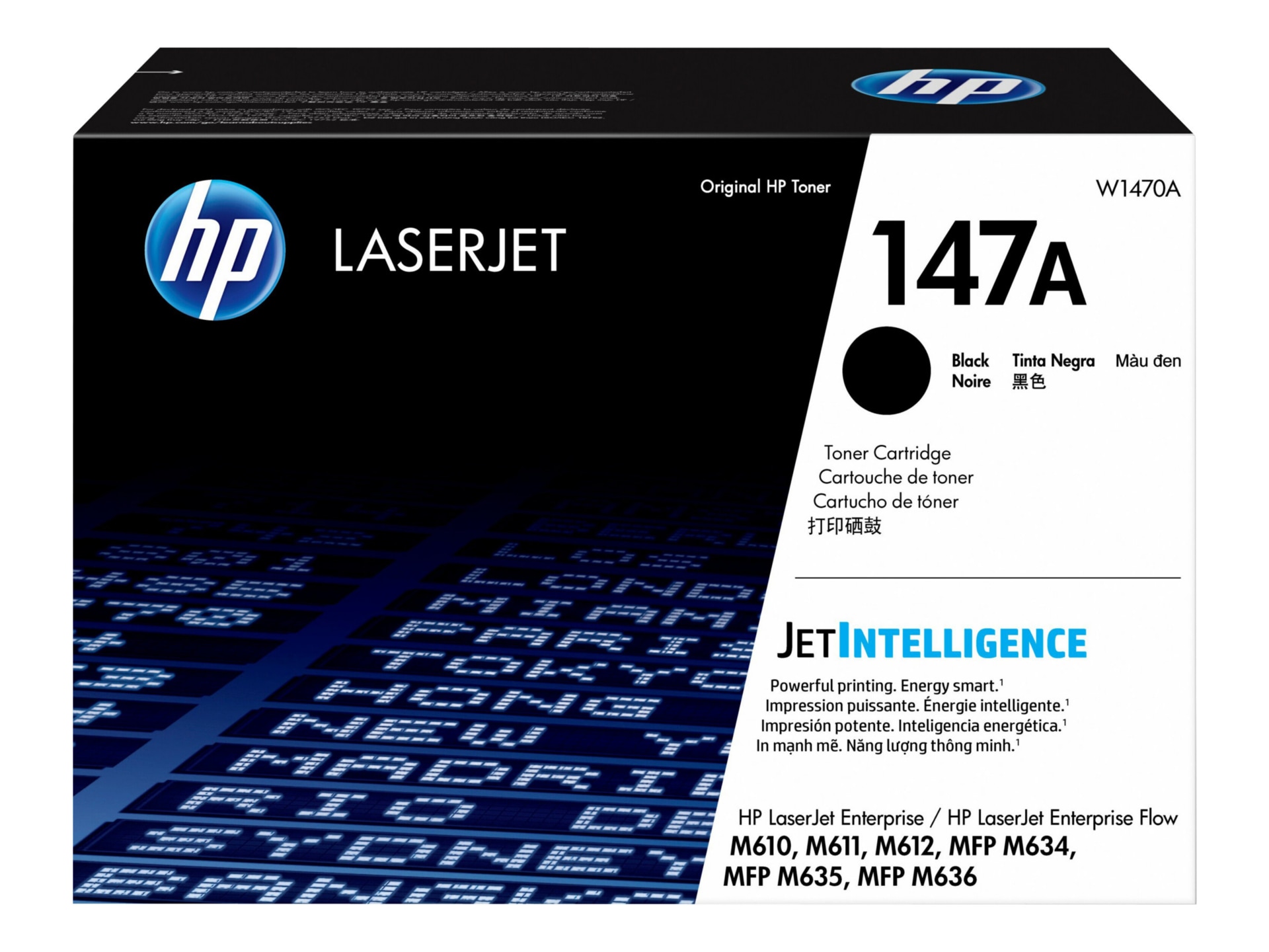HP 147A Original Laser Toner Cartridge - Black - 1 / Carton