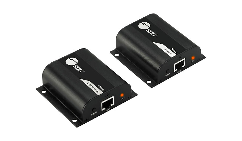 SIIG Full HD HDMI Extender with IR - transmitter and receiver - video/audio/infrared extender - HDMI