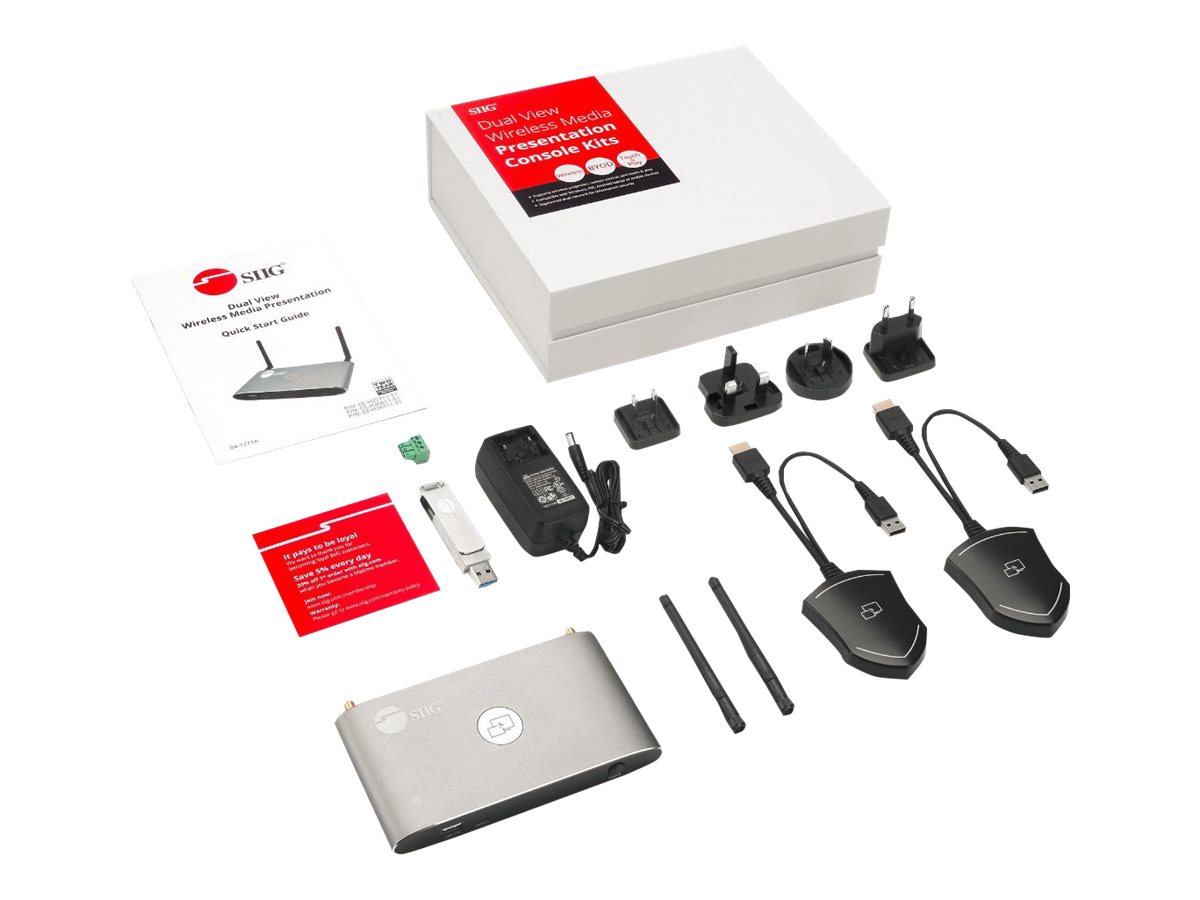 SIIG Dual View Wireless Media Presentation Kit - Thumbnail 3
