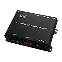 SIIG Full HD HDMI Extender over IP with PoE, RS-232 & IR - video/audio/infr