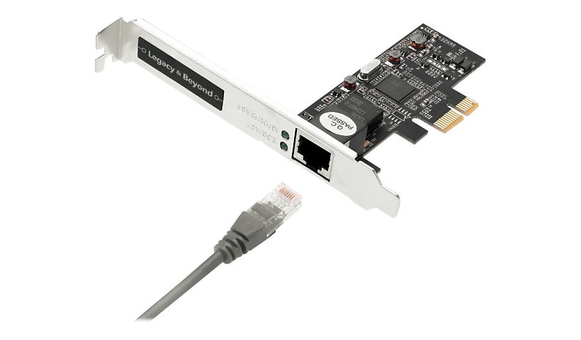 SIIG Single 2.5G 4-Speed Multi-Gigabit Ethernet PCIe Card - network adapter - PCIe 2.1 - 10M/100M/1G/2.5 Gigabit