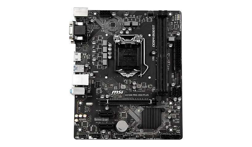 MSI H310M PRO-VDH PLUS - motherboard - micro ATX - LGA1151 Socket - H310