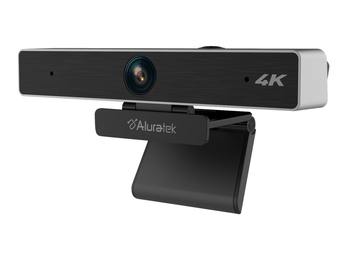 4K HD Webcam with 5x Digital Zoom and Dual Stereo Noise Cancelling Mics