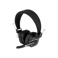 Aluratek ABHS02F - Bluetooth wireless stereo headset - mic - dongle - black
