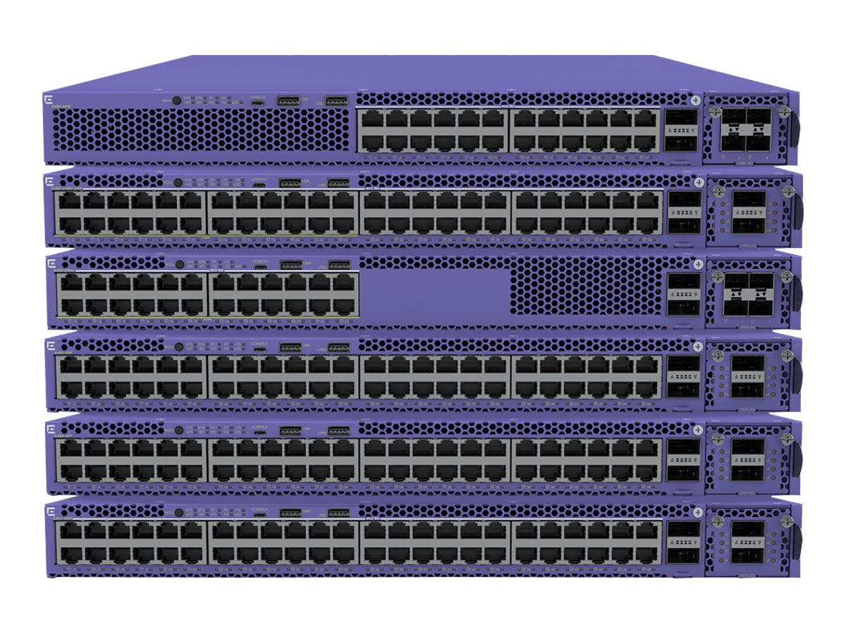 Extreme Networks ExtremeSwitching X465 Series X465-24MU - Bundle - switch - 24 ports - managed - rack-mountable