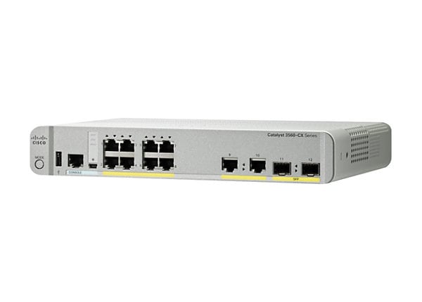 Cisco Catalyst 3560CX-8TC-S - switch - 8 ports - managed - rack-mountable -  TAA Compliant