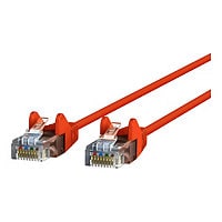 Belkin Cat6 Slim 28AWG Snagless Ethernet Patch Cable - Orange - 3ft
